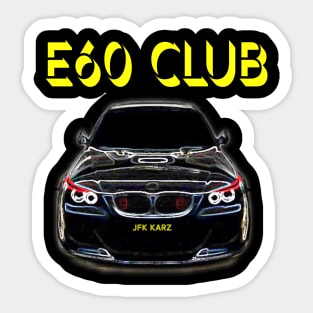 BMW 5 Series E60 Club Sticker